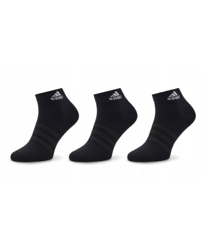 Calze Adidas Thin and Light 3 Pack Nero Cotone IC1282