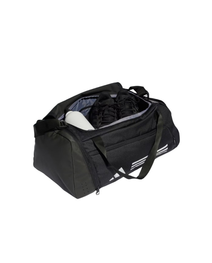 Borsa Adidas Duffle Essential 3-Stripes Taglia S Nera Unisex IP9862