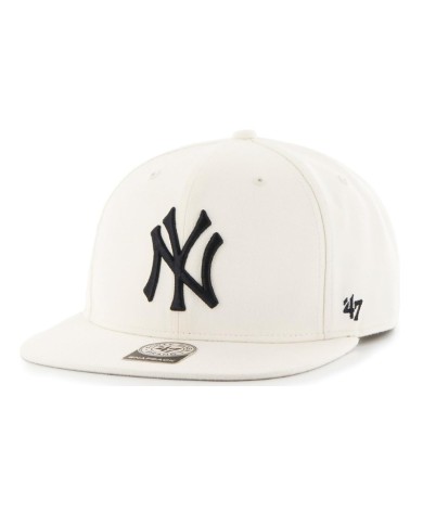 Cappello con Visiera Piatta '47 NY Yankees Captain Beige BNSHOT17WBPNT Cappello con Visiera Piatta '47 NY Yankees Captain Beige BNSHOT17WBPNT