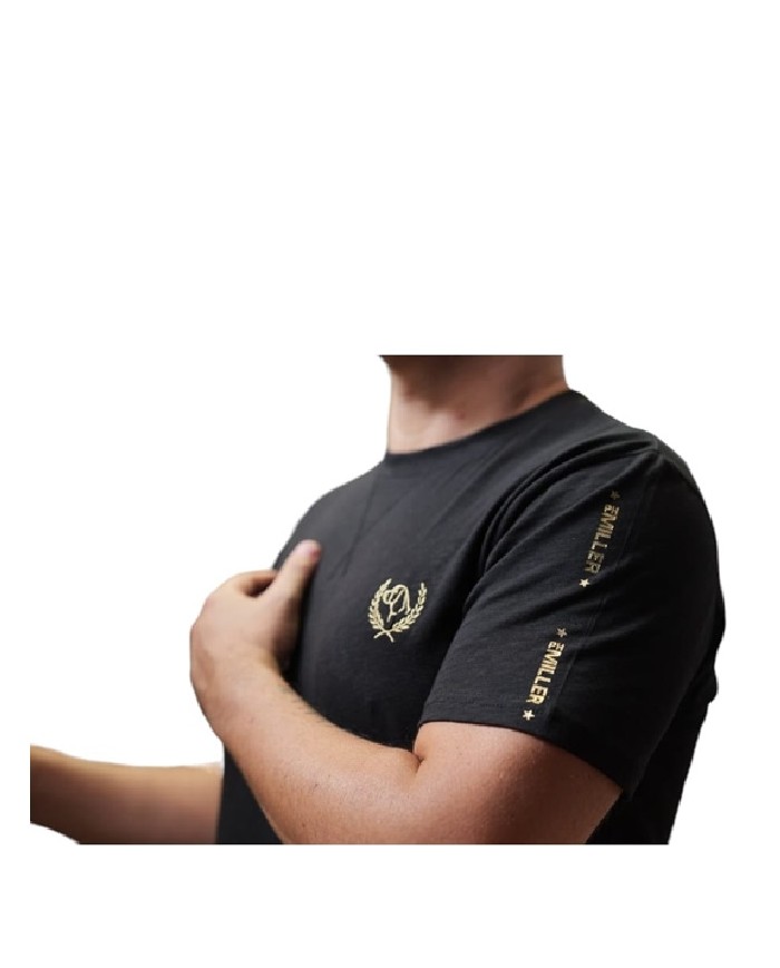 T-Shirt Phil Miller PHM197PR013 Blu Manica Corta da Uomo in Cotone