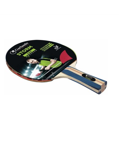 Racchetta da Ping Pong Garlando Storm 2C4-1114 2 Stelle Ergonomica Racchetta da Ping Pong Garlando Storm 2C4-1114 2 Stelle Ergonomica