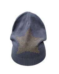 Cappello Brekka Bling Beanie BRFJ6000NVY Navy Ragazza in Misto Cotone