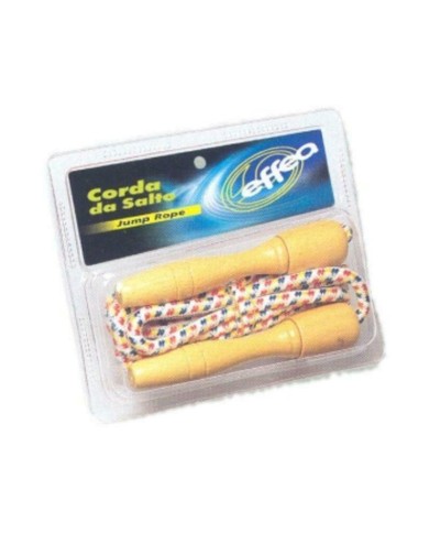 Corda da Salto EFFEA Impugnatura Legno In Cuoio Manico In Legno EFFEA806 Corda da Salto EFFEA Impugnatura Legno In Cuoio Manico In Legno EFFEA806