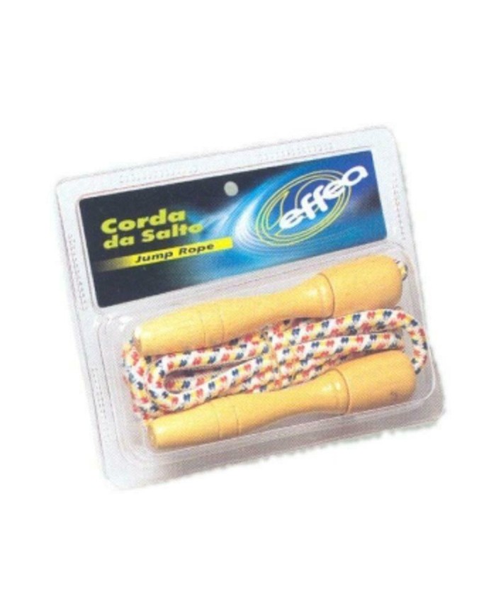 Corda da Salto EFFEA Impugnatura Legno In Cuoio Manico In Legno EFFEA806 Corda da Salto EFFEA Impugnatura Legno In Cuoio Manico In Legno EFFEA806