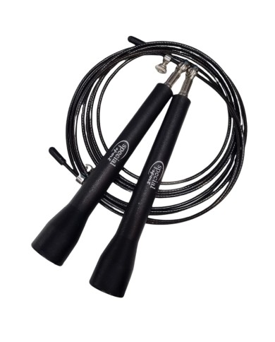 Corda da Salto Veloce Special Sport Acciaio Nero Regolabile Fitness SSCS01 Corda da Salto Veloce Special Sport Acciaio Nero Regolabile Fitness SSCS01