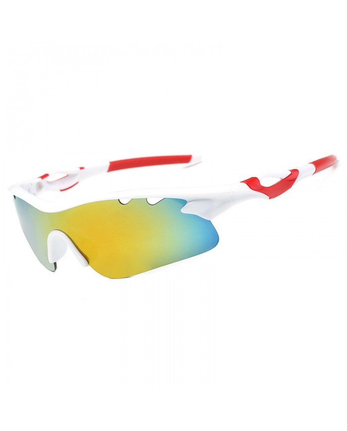 Occhiali da Sole Polarizzati Special Sport Multisport Bianco Rosso SUNGLSS02 Occhiali da Sole Polarizzati Special Sport Multisport Bianco Rosso SUNGLSS02