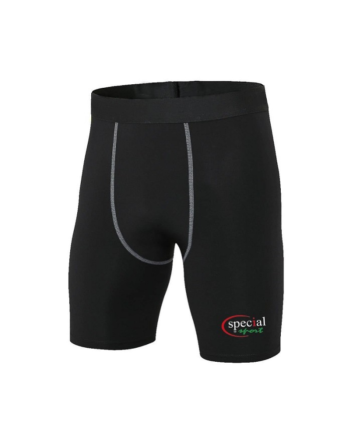 Pantaloncino a Compressione Special Sport Shorts Running Nero  PANTSCOMSS01 Pantaloncino a Compressione Special Sport Shorts Running Nero  PANTSCOMSS01