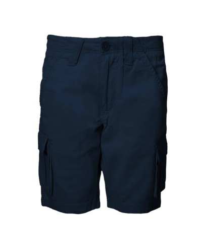 Bermuda da Uomo Phil Miller Blu PHM212PR013 in Cotone Bermuda da Uomo Phil Miller Blu PHM212PR013 in Cotone