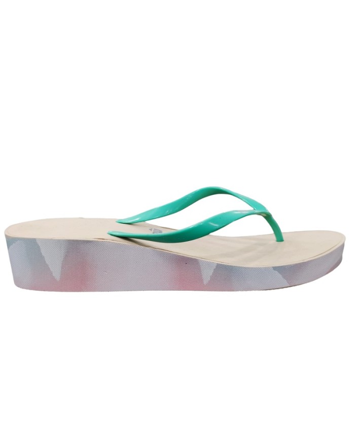 Infradito  Mares High Thong Print Lady 441064CGR con Zeppa Cool Grey Infradito  Mares High Thong Print Lady 441064CGR con Zeppa Cool Grey