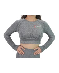 Top in Tessuto Tecnico Special Sport Nero Imbottito Fitness Palestra TOPSS02BK Top in Tessuto Tecnico Special Sport Nero Imbottito Fitness Palestra TOPSS02BK