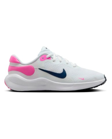Scarpa da Running Ragazzo Nike Revolution 7 Sneakers Bianco Blu FB7689103
