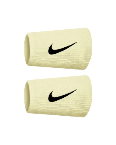 Coppia Polsini Alti Nike Wristbands Swoosh Tennis Giallo N0002466380 Coppia Polsini Alti Nike Wristbands Swoosh Tennis Giallo N0002466380