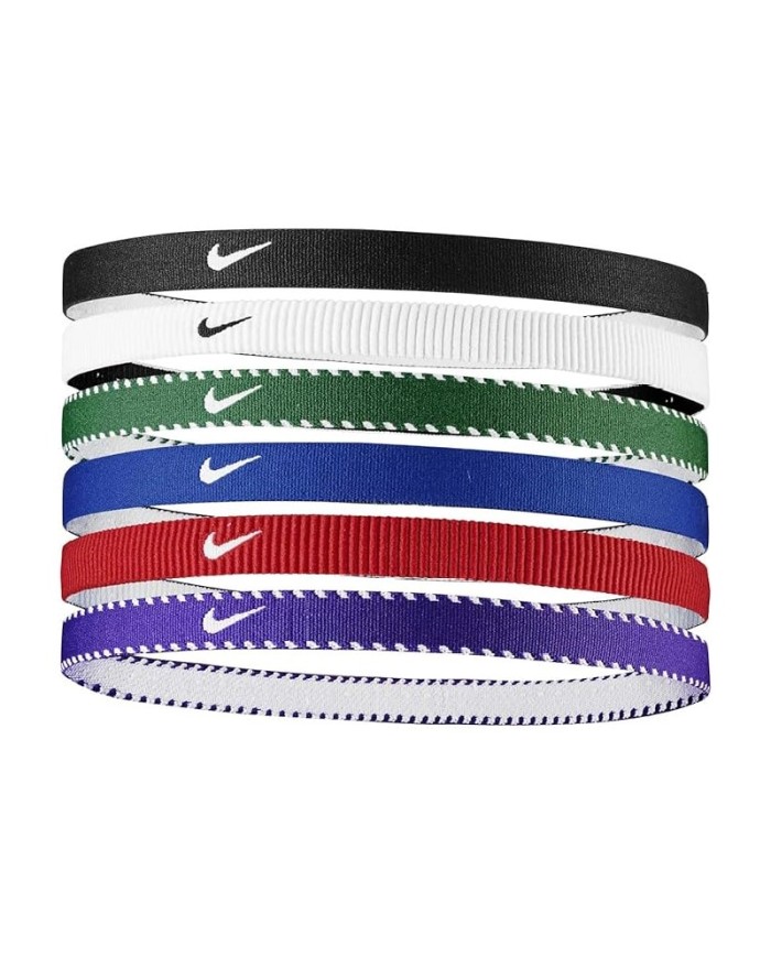 Fasce per Capelli Nike Flex Classici x6 Elastici Multicolore N1011927475