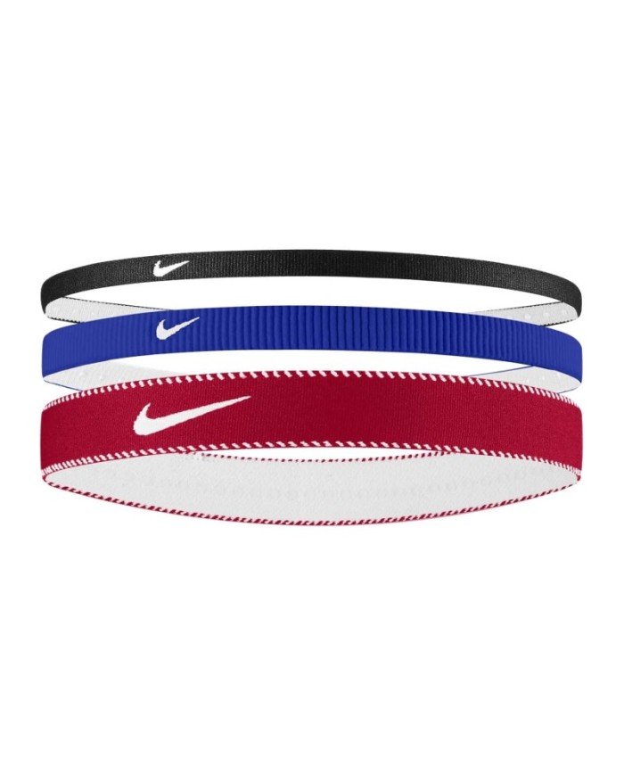 Fasce per Capelli Nike Flex Classici x3 Elastici Multicolore N1011933475