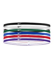 Fasce per Capelli Nike Flex Classici x6 Elastici Multicolore N1011925475