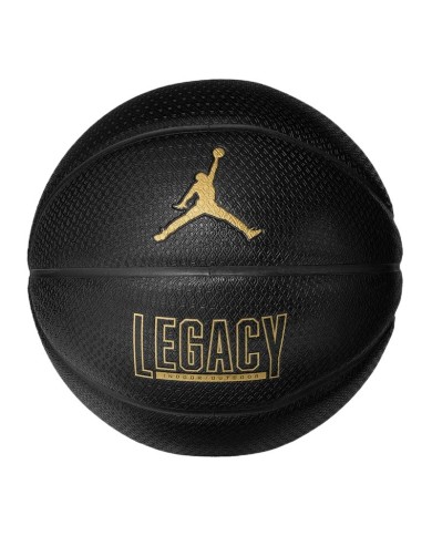 Pallone da Basket Jordan Legacy n°7 Nero Oro J100825305107 Pallone da Basket Jordan Legacy n°7 Nero Oro J100825305107