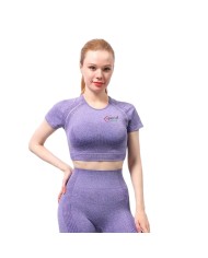 Maglia Corta Special Sport Manica Lunga Lilla Fitness Palestra MAGLIAMLLL01