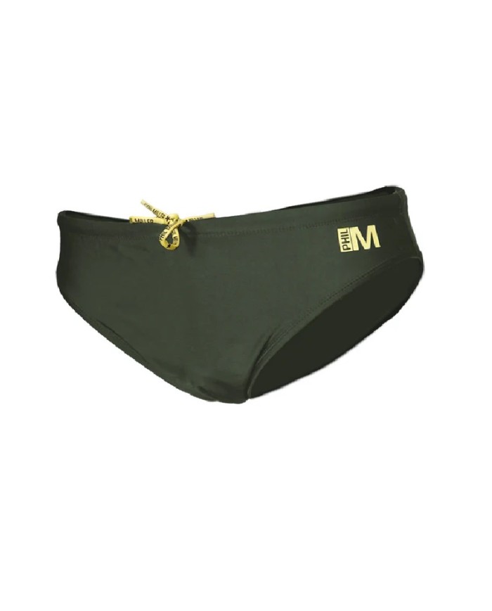 Costume a Slip Phil Miller PHM285PR011 Verde Militare da Uomo