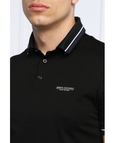 Polo con rifiniture  Armani Exchange 3lzflb Polo con rifiniture  Armani Exchange 3lzflb