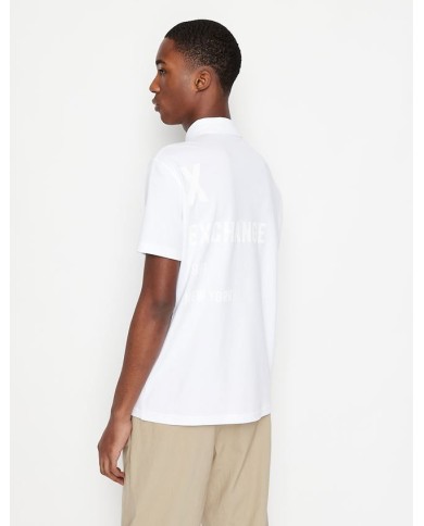 Polo con maxi logo  Armani Exchange 3lzfba Polo con maxi logo  Armani Exchange 3lzfba