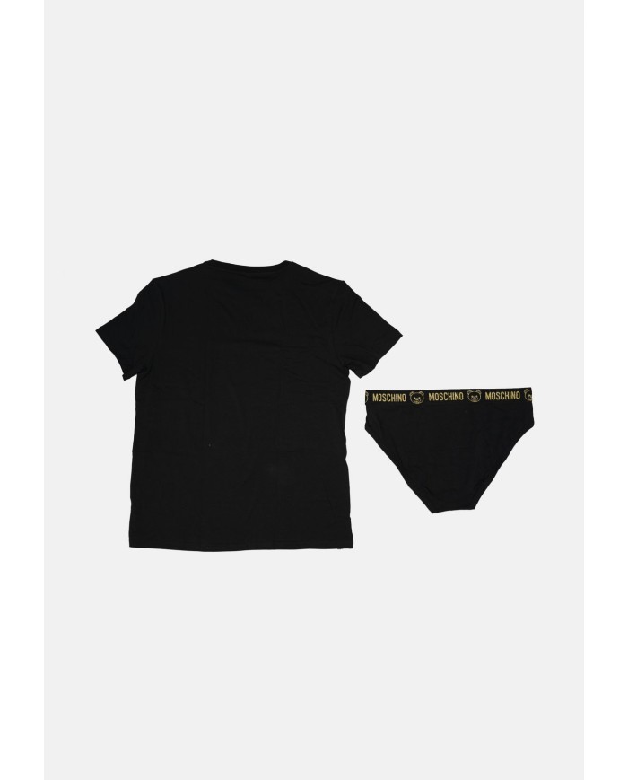 Set slip e T-shirt Moschino A21018119
