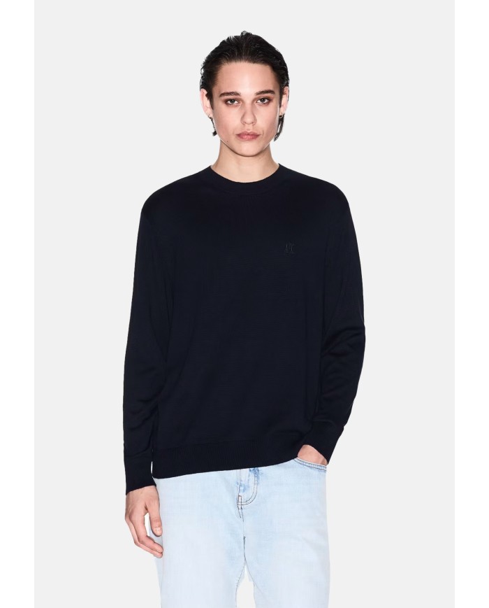 MAGLIONE A GIROCOLLO  ARMANI EXCHANGE XM000338-BL