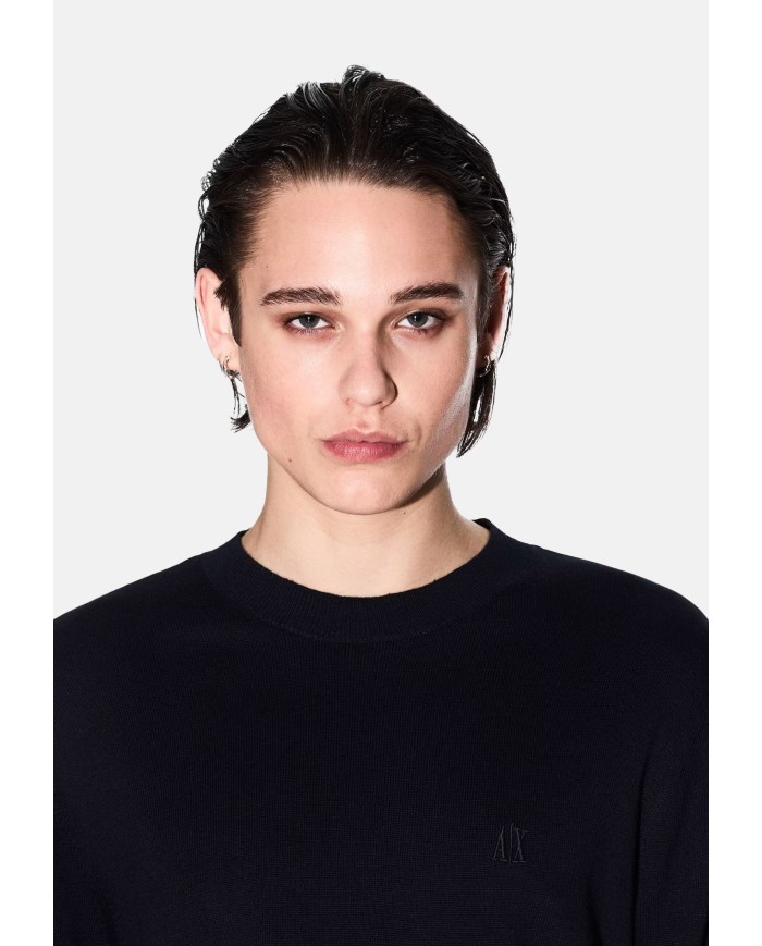 MAGLIONE A GIROCOLLO  ARMANI EXCHANGE XM000338-BL