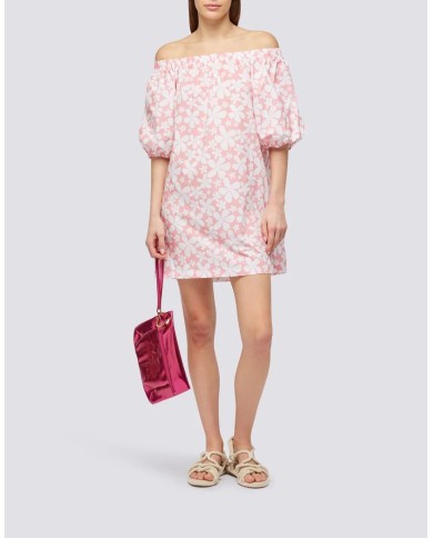 BORSA CLUTCH LAMINATA CON LOGO  SUNDEK AW416ABPU7LA