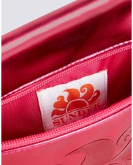 BORSA CLUTCH LAMINATA CON LOGO  SUNDEK AW416ABPU7LA