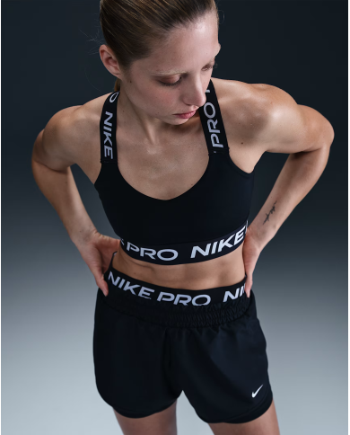 Bra imbottito a sostegno leggero Nike Pro HF5372-010 Bra imbottito a sostegno leggero Nike Pro HF5372-010
