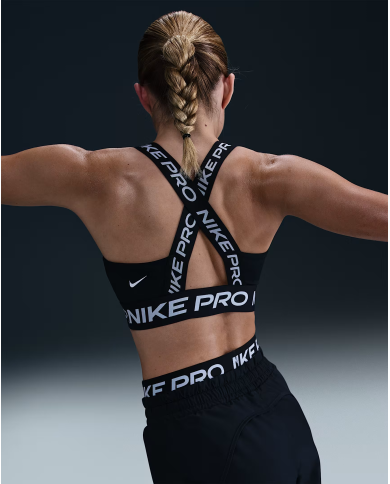 Bra imbottito a sostegno leggero Nike Pro HF5372-010 Bra imbottito a sostegno leggero Nike Pro HF5372-010