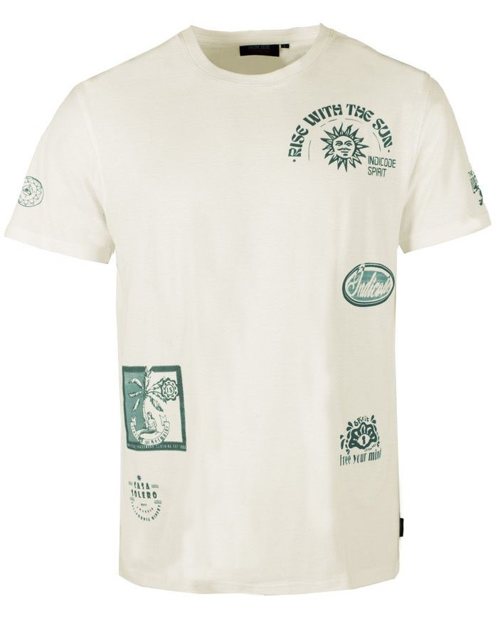 T-SHIRT INDICODE INFlorallo 41-137-078