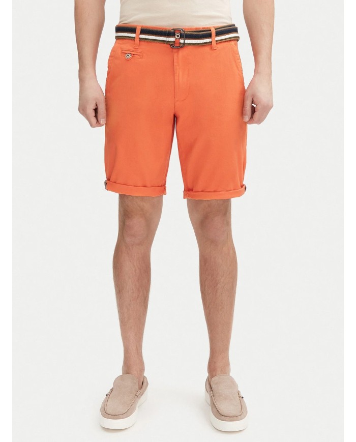 Pantaloncini di tessuto Royce 70-039 Rosa Slim Fit