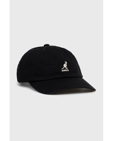 Cappellino Kangol Washed Baseball Hat Black K5165HT-BK001 Cappellino Kangol Washed Baseball Hat Black K5165HT-BK001
