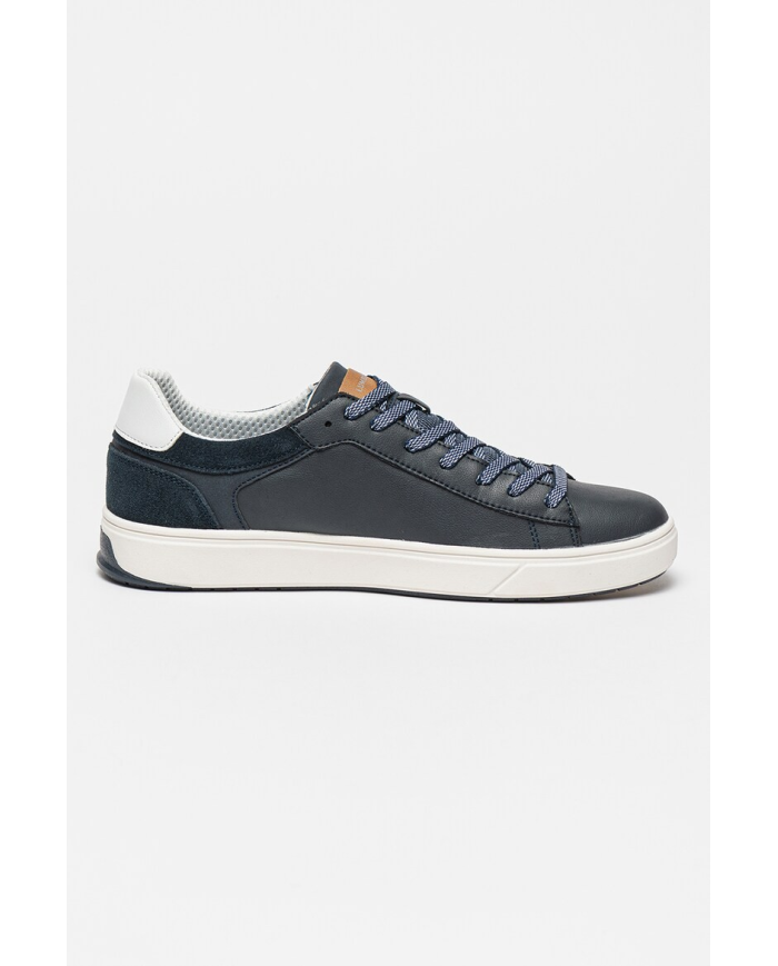 Sneakers blu da uomo con logo laterale Lumberjack Marvin SME8012-004-I55-CC001