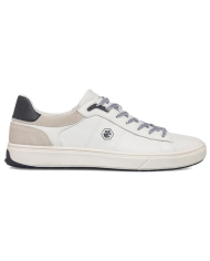 Sneakers bianche da uomo con logo laterale Lumberjack Marvin SME8012-004-I55-CA002