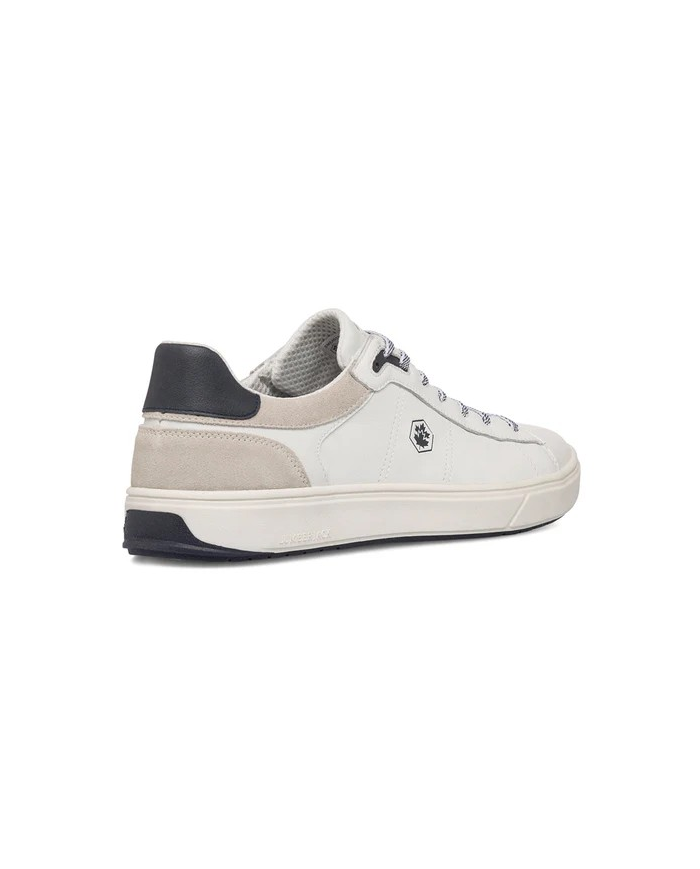 Sneakers bianche da uomo con logo laterale Lumberjack Marvin SME8012-004-I55-CA002