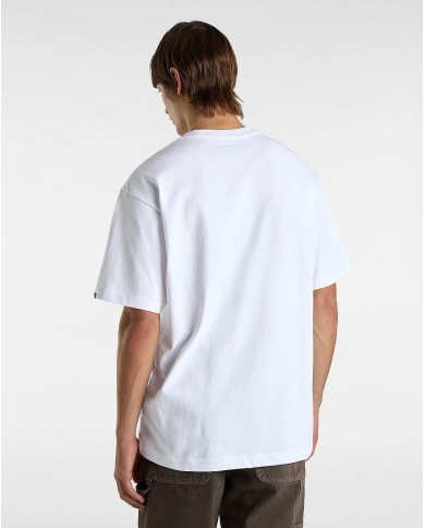 T-SHIRT VANS Left Chest Embroidered Logo  VN000P1PWHT T-SHIRT VANS Left Chest Embroidered Logo  VN000P1PWHT