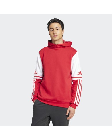 FELPA CON CAPPICCIO FLEECE ADIDAS SQUADRA 25 JD2973