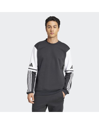 FELPA GIROCOLLO FLEECE ADIDAS SQUADRA 25 JE2780 FELPA GIROCOLLO FLEECE ADIDAS SQUADRA 25 JE2780