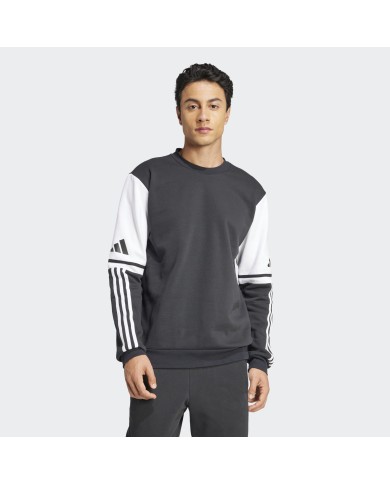 FELPA GIROCOLLO FLEECE ADIDAS SQUADRA 25 JE2780 FELPA GIROCOLLO FLEECE ADIDAS SQUADRA 25 JE2780