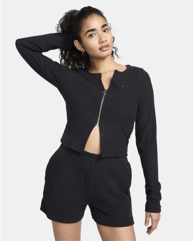 Cardigan Full-Zip Nike Sportswear Chill Rib FN3682-010 Cardigan Full-Zip Nike Sportswear Chill Rib FN3682-010