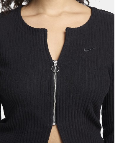 Cardigan Full-Zip Nike Sportswear Chill Rib FN3682-010 Cardigan Full-Zip Nike Sportswear Chill Rib FN3682-010