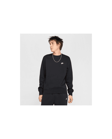 FELPA GIROCOLLO FLEECE NIKE CLUB FN3886-010 FELPA GIROCOLLO FLEECE NIKE CLUB FN3886-010