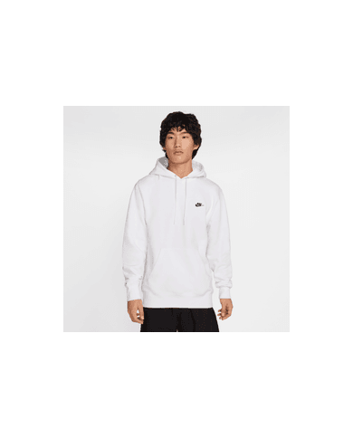 FELPA CON CAPPUCCIO FLEECE NIKE CLUB FN3859-100 FELPA CON CAPPUCCIO FLEECE NIKE CLUB FN3859-100