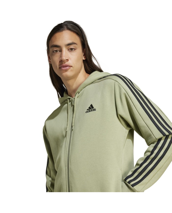 FELPA CON CAPPUCCIO FULL ZIP ADIDAS JE0341