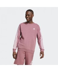 FELPA GIRACOLLO ADIDAS Essentials Fleece 3-Stripes IW7671
