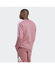 FELPA GIRACOLLO ADIDAS Essentials Fleece 3-Stripes IW7671