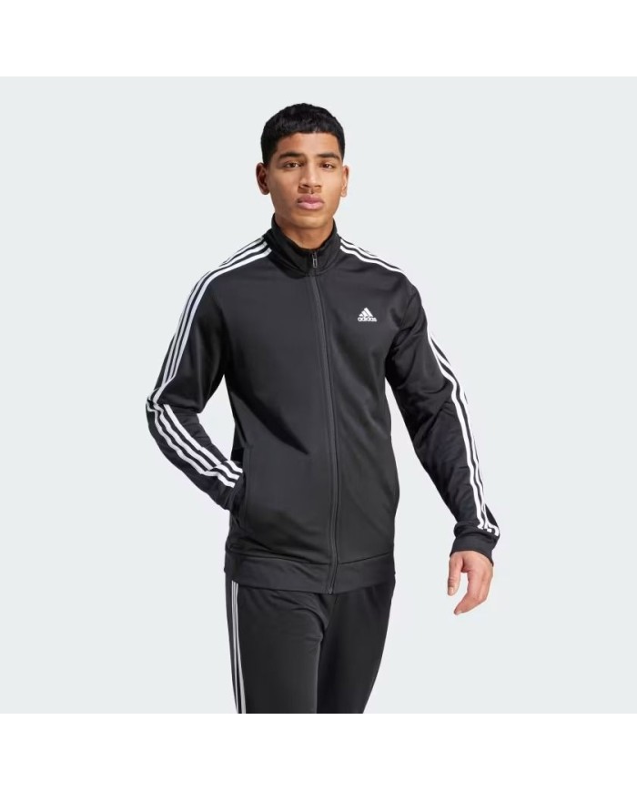GIACCA TUTA ESSENTIALS WARM-UP 3 STRIPES ADIDAS H46099