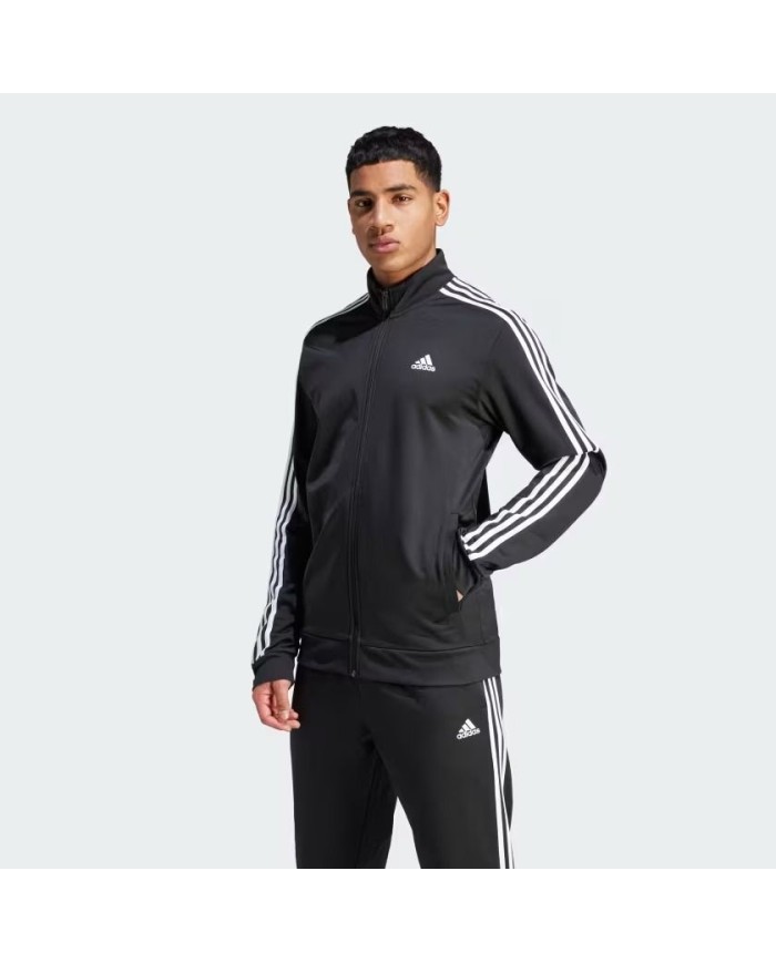 GIACCA TUTA ESSENTIALS WARM-UP 3 STRIPES ADIDAS H46099